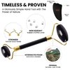Jade Roller for Face, Jade Gua Sha SkinCare Face Roller, Gua Sha Facial Tools, Face Massager, Skin Care Tools & Facial Beauty Products, Guasha Tool for Face
