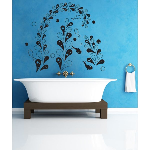 Vinyl Wall Decal Sticker Fish in The Seaweed OS_DC333B