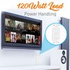 Pyle in-Wall Speaker Selector Switch - 120W Power Handling - Push Button - 3 Configurations(A,B,A+B) - Terminal Block Connectors - Universal Wall Plate - Compatible w/All Audio/Video Systems - PVCS2