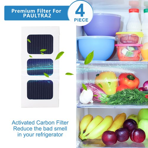 ADDFRESH - Refrigerator Air Filter Replacement Compatible with Paultra2 Frigidaire PureAir Ultra 2 - Pure Air Ultra 2 - Pureair Ultra ii and Electrolux - Part 242047805 and 5303918847-4 Filters