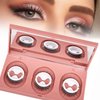 Self-adhesive Eyelashes,2024 New Snap on Lashes, Waterproof False Eyelashes Natural Look for Makeup Easy to Put on (W03)