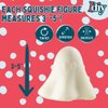 Halloween Party Craft Kit Jumbo Squishies (8 Unique Spooky Shapes)-White Kawaii Scented Slow Rise Squishy Toys, Decorating, Scented Stress Craft, Kids Birthday Activity Gift (4-6")