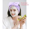 Ondder 8 Pcs Spa Headband Makeup Headband Skincare Headbands Terry Cloth Face Wash Headband Cute Head Band for Skin Care Make Up Headbands for Women Makeup Bow Hair Band for Washing Face