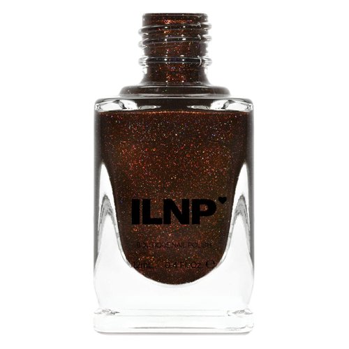 ILNP Overnight Bag - Espresso Brown Holographic Nail Polish
