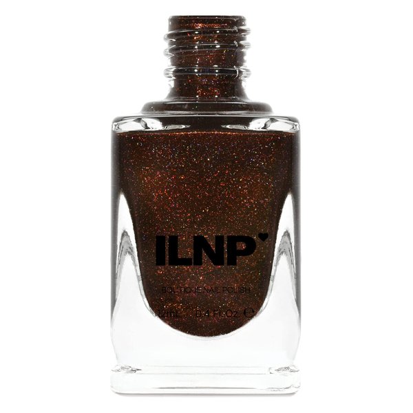 ILNP Overnight Bag - Espresso Brown Holographic Nail Polish