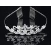 Shop Ginger Wedding Flower Pearl Bridal Wedding Tiara Crystals Rhinestones Crown Prom Party T0082