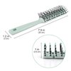 Bulk Hair Brushes for Homeless Individually Wrapped, Hair Brush Bulk, Fashion Green Hair Brush for Curly Hair Suitable for Homeless,Shelter,Air Bnb/Hotel (12 PCS)