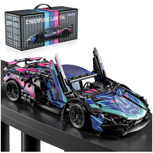 Chodia Sport Race Car Building Block Sets for Adults Boys,Racing Supercar Toys Kits Collectible 1:14 MOC Model Construction Birthday Gifts for Teens Age 8-12 12-16,8 9 10 11 12 13 14 14+(1314 PCS)
