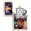 Zippo Psychedelic Tiger Design Mercury Glass Pocket Lighter