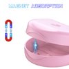 Retainer Case, Aligner Case, Orthodontic Retainer Case, Retainer Mouth Guards Travel Case - Pink.