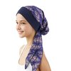BELLESHOW Chemo Headwear Turbans for Women, Cancer Head Scarf for Women, Head Wraps for Cancer Patients, Head Coverings Caps, Cancer Present Chemotherapy Must Haves for Women Blue