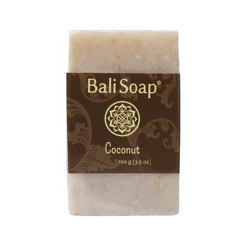 Bali Soap - Coconut Natural Soap - Bar Soap for Men & Women - Bath, Body and Face Soap - Vegan, Handmade, Exfoliating Soap - 3 Pack, 3.5 Oz each