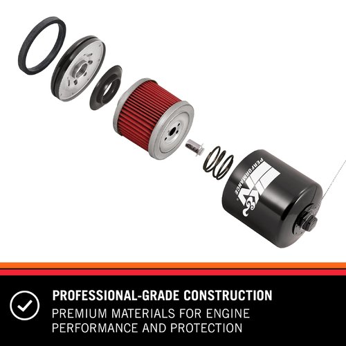 K&N Motorcycle Oil Filter: High Performance, Premium, Designed to be used with Synthetic or Conventional Oils: Fits Select Harley Davidson Motorcycles, KN-174B