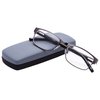 EYEGUARD Readers Metal Deluxe Rectangular Reading Glasses for Men 2.25