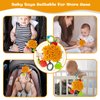 CaLoogn Car Seat Toys for Babies 0-6 Months,Stroller Crib Plush Toys for Babies,Carseat Toys Hanging and Infant Musical Toys to for 0 6 9 12 Months Soothe Newborn Toys Gifts