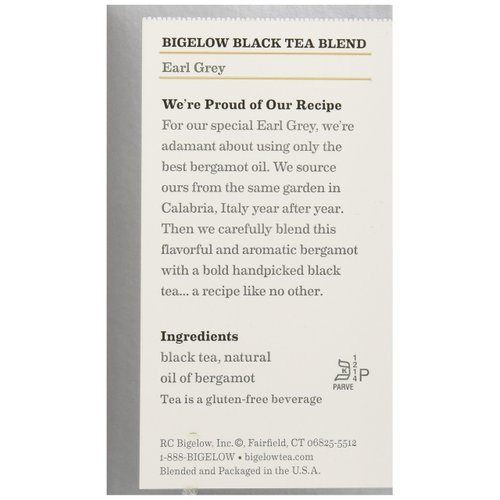 Bigelow Earl Grey Tea, 40 ct
