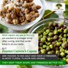 Frantoi Cutrera Gourmet Italian Capers in Sea Salt - Capers Non Pareil - Capers For Cooking and Garnishing - Mediterranean Caper Imported From Italy 5.3oz (150g) Pack of 2