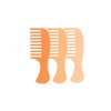 3PCS Comb Hair Clips for Women Girls Creative Hairpins Duckbill Hair Accessories Gradient Orange