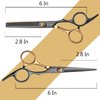 Hair Cutting Scissors Kit, Fcysy Professional Barber Shears Set with Hair Scissors Thinning Shears, Tijeras Para Cortar Cabello Haircutting Sheers Hair Cut Blending Salon Scissor for Men Women Pet
