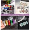EBANKU Acrylic Nail Display Stand Set, 50Pcs Acrylic Nails Holder Stand with 10M Double Sided Tape for Nails Walls, Magnetic Nail Practice Stand Manicure Tools