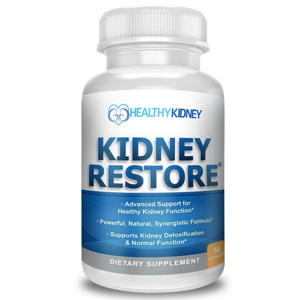 Kidney Cleanse Detox & Repair - Formulated by Kidney Health Expert Living w/Transplant - US Made Kidneys Support Supplement, Detox, Flush - Renal Vitamins 60 Capsules