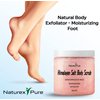 Naturex Pure Himalayan Salt Scrub - Mineral-Rich Exfoliating Body Scrub - Natural Body Exfoliator - Moisturizing Foot, Leg, Hand, Face, Body Salt Scrub - Brightening Shower Scrubs for Men and Women
