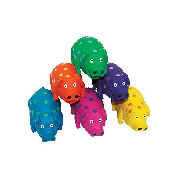 Polka Dot Pig Dog Toys