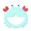 Teething Toys 3-6 Months, Teethers for Babies 3-6 6-12 Months for Teething Relief, Baby Teether Teething Toys 100% Silicone, Newborn Infant Sensory Baby Toys 0-6 Months,bebe mondo (Crab)