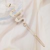 Iaceble Bohemia Crystal Hair Clip Barrette Gold Snake Hairpin Clip Metal Serpent Hair Barrette Sparkly Rhinestone Hairclips Pin Hair Accessories for Women and Girl Headdress (gold)