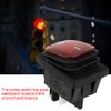 Red Green Light DPST ON-OFF Snap in Boat Rocker Switch 4 Pin 2 Position Waterproof Dustproof Red Green Lamp Rocker Switch 220V Rated Voltage 4 Pcs/Set