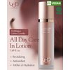 LBB All Day Care In Lotion - Vegan Antioxidnat Face Lotion - 100h Lasting Moisturizing, Radiant and Elastic Skin - Tangerine Cellular Water, Golden Camellia, Peptides, 1.69 oz.
