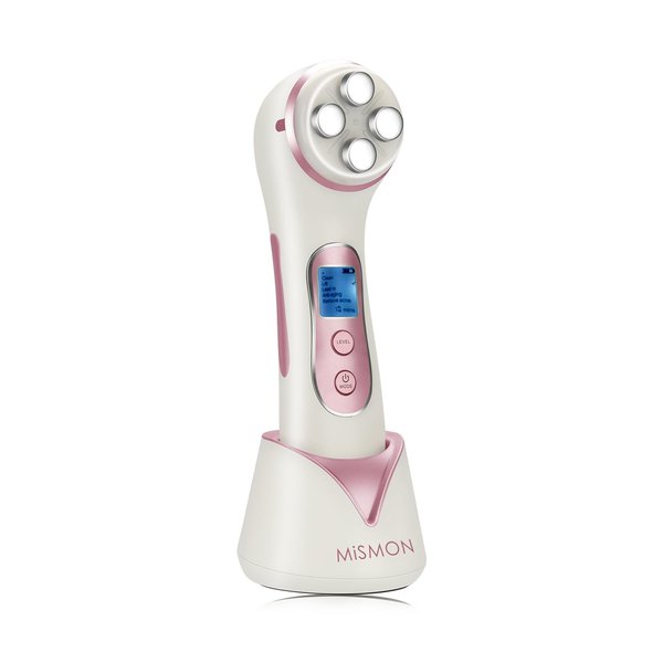 MiSMON High Frequency Facial Machine Light Theraphy Micro-current Device, 5 in 1 Multifunctional Facial Massager for Face
