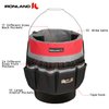 IRONLAND Bucket Tool Organizer Fit 3.5-5 Gallon Bucket, 51 Pockets, Bucket Tool Caddy Organization for Garden, Construction, Carpenter, Electrician, Builder