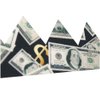 YiiiGoood Dollar Dollar Bill Felt Crown Money Cash Crown 100 Dollar Gag Gift for Birthday Party Money Dollar Theme Party Casino Theme Party Decorations
