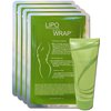 lipo applicator Tummy Body Wrap with Guarana, Green Tea, Seaweed Wraps Works for Stomach Belly Legs Arms Abdomen. (4 Wraps + Gel)
