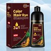 CSFDXD Instant Dark Coffee Hair Dye Shampoo 3 in 1 for Gray hair, Herbal Brown Hair Color Shampoo for Women and Men,100% Gray Hair Coverage,Dark Brown Hair Shampoo colors 500ml