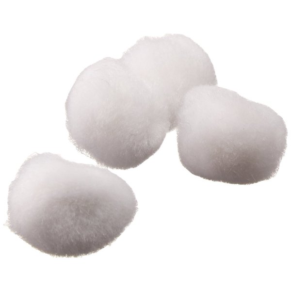Darice Pom-Poms .75" 45/Pkg, White