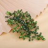 BERYUAN Green Crystal Rhinestone Hair Comb Wedding Rhinestone Hair Accessory Teardrop Rhinestone Headband Green Beads Hair Piece for Wedding Women and Girls
