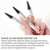 Magic Eyebrow Pencil, 2024 New 3D Microblading Waterproof Eyebrow Pencil, Natural Makeup Fine Stroke Magic Eyebrow Pencil with 4 Micro-Fork Tip for Women (Gray)