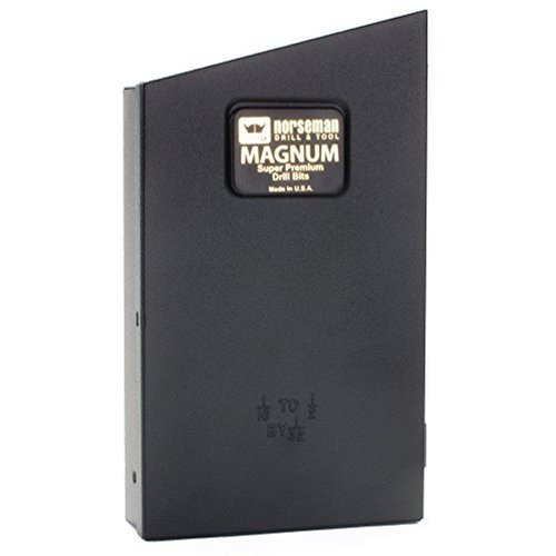 Norseman Drill and Tool 66470 SPM-15 135 Degree Split Point Magnum Sup Premium Mechanical Drill Bit Set (15 Piece)