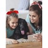 Hair Scrunchies Silk Bow Scrunchies Bunny Ear Hair Ties Cute Satin Scrunchies with Bow for Girls Hair Ribbons for Women Jaciya Hair Accessories Elastic Ropes Ponytail Holder Scrunchy Bobbles
