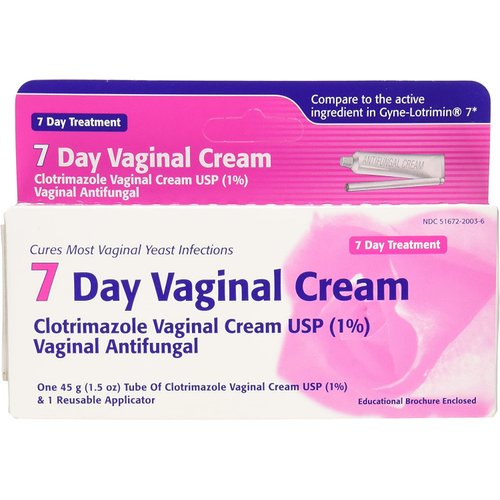 Taro Clotrimazole 7 Vaginal Cream 45 g, 1.58 Ounce (Pack of 3)