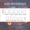 Halloween Press on Nails Short Square Fake Nails with Ghost Bat Mummy Spider Web Design Glitter Purple Nails Press ons Cute Acrylic Nails Full Cover Glossy Glue on Nails for Women and Girls 24 Pcs