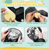 Nuanchu 2 Pcs Shampoo Bar Bag Shampoo Bar Holder Mesh Soap Bags for Soap Bars Shampoo Conditioner Bar Pouch Travel Soap Holder Foam Net Savers(Black, White)