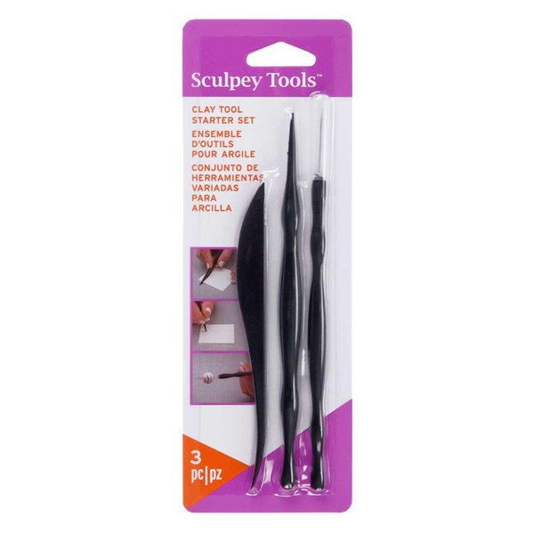 Sculpey Polyform Various Clay Tool Starter Set