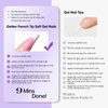Gellen Pink Press on Nails Kit - Long Square French Tips Press on Nails 240pcs Soft Gel Nails, Include Gel Glue, Base Gel, Top Coat, Nail Lamp Nail Extension Kit