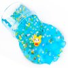 Dauwiaow 4 Pack Jelly Cube Crunchy Slime Kit, Including Blue, Green, Brown and Yellow Clear Crunchy Slime, Soft Non-Stick, for Kids Party Favors Gifts Ideas, Stress Relief Toy for Girls and Boys
