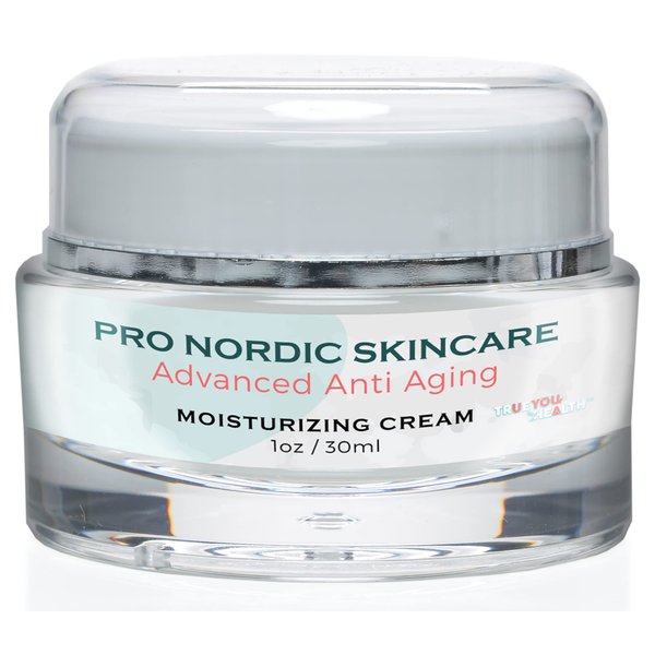 Pro Nordic Skincare Advanced Anti Aging Moisturizing Cream - Day & Night Wrinkle-Correcting Formula - Contains Vitamin C & A - Reduce Appearance of Wrinkles & Lines - Support Collagen Production