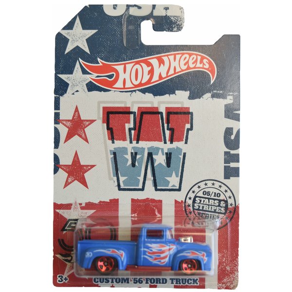 Hot Wheels Custom '56 Ford Truck - Stars & Stripes 5/10