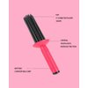 Hair Fluffy Styling Curler Curls Comb,Hair Curler Curling Make Up Brush Roller Tool Portable Hair Curling Roll Comb Anti‑Slip Professional Round Hair Brush for Home Personal Use Travel